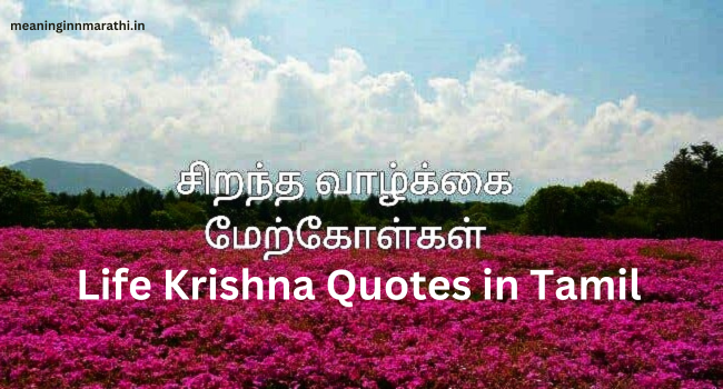 Life Krishna Quotes in Tamil